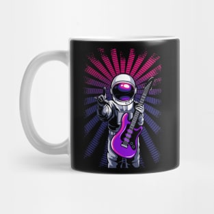 Astronaut With Guitar Mug